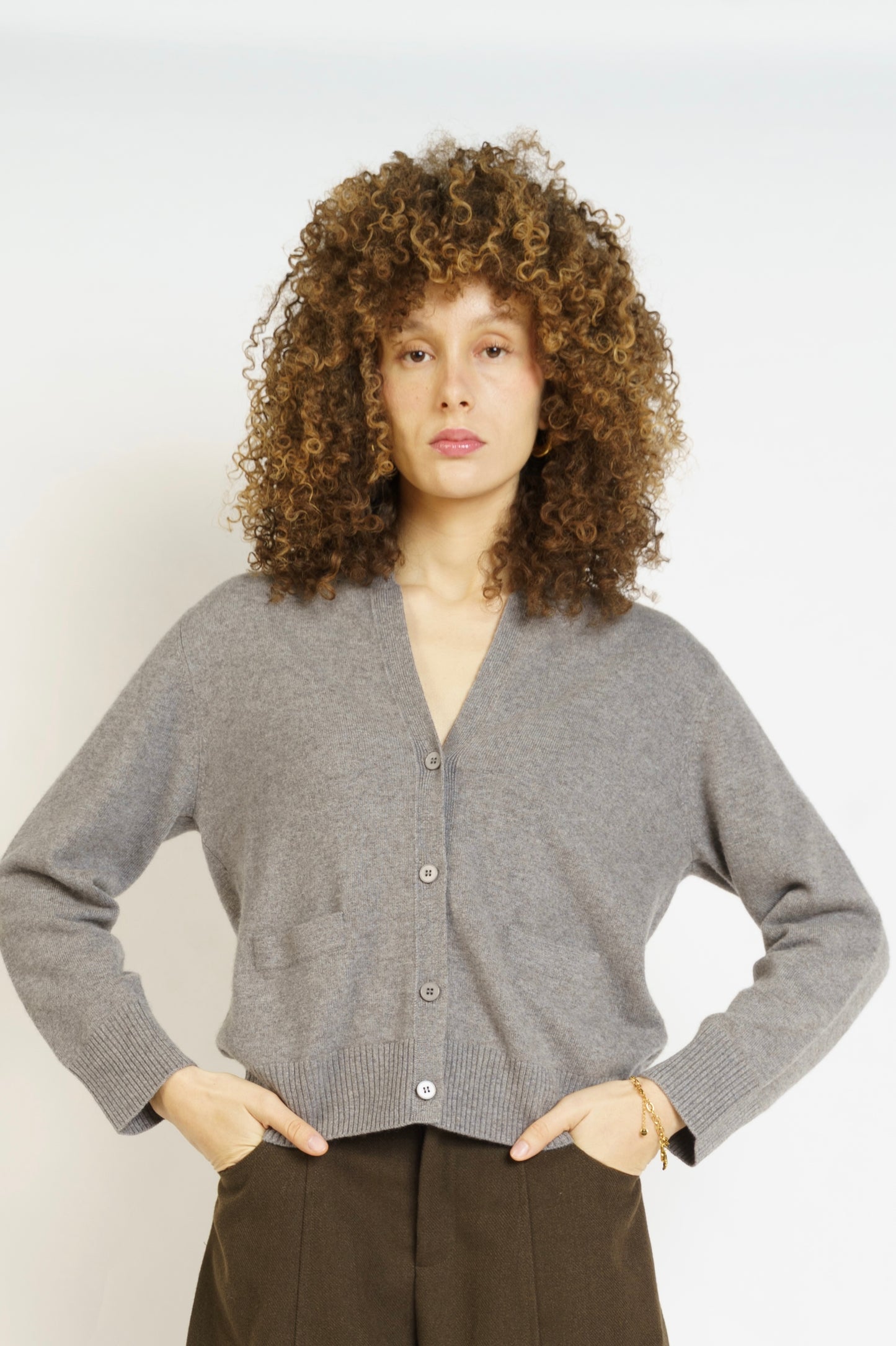 Cardigan FLANELLE - Gris