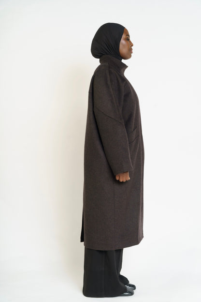 Manteau DAPHNE - Choco
