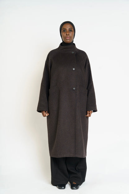 Manteau DAPHNE - Choco