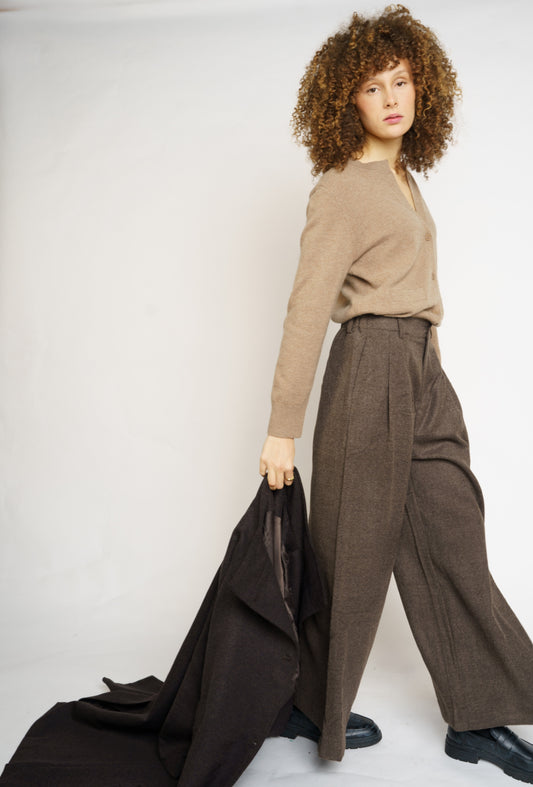 Pantalon CAMELIA - Choco